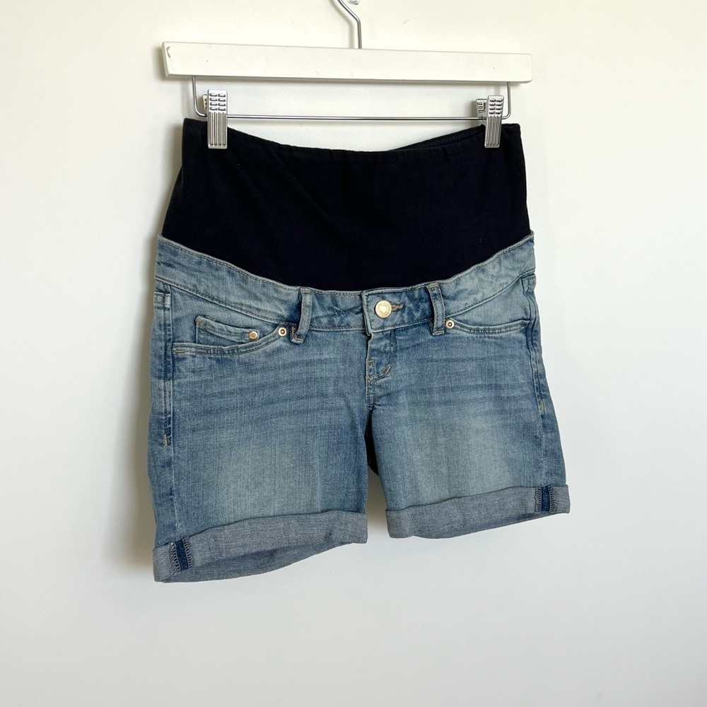 H&M Mama Maternity Denim Jean Shorts